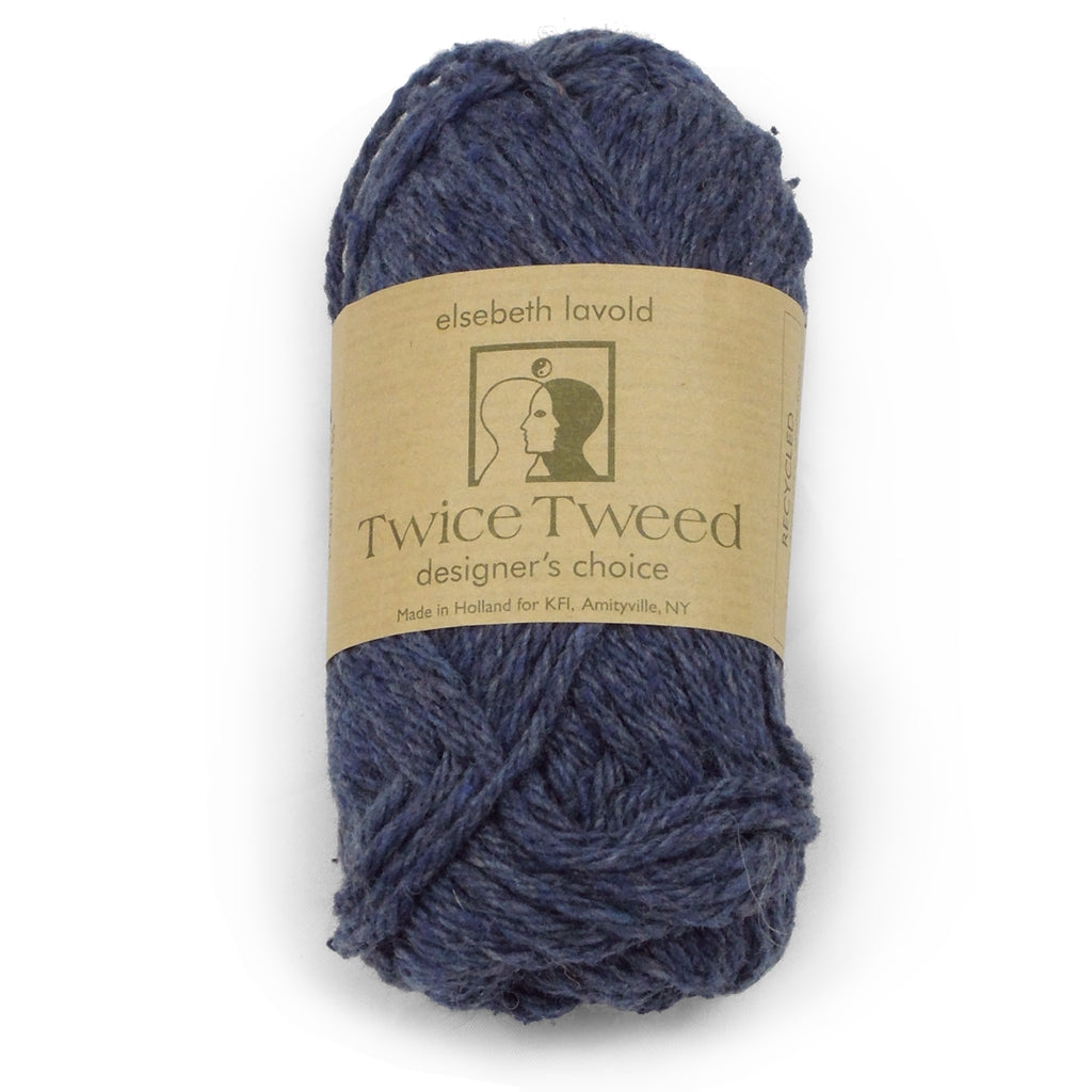 Elsebeth Lavold Twice Tweed Wool Yarn, Recycled Fibers Knitting Yarn Twice Tweed Yarn by Elsebeth Lavold Yarn Designers Boutique