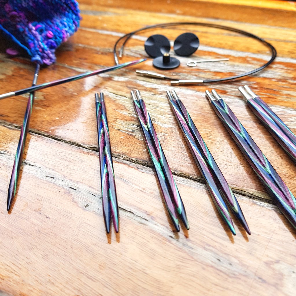 Knitting Needles | Knit Picks Foursquare Interchangeable Circular Set Foursquare Interchangeable Circular Needle Set US 4-11, Knit Picks Yarn Designers Boutique