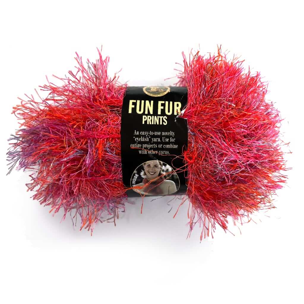 Lion Brand Fun Fur Yarn, Eyelash Yarn, Machine Washable & Dryable Fun Fur Eyelash Yarn by Lion Brand Yarn Designers Boutique