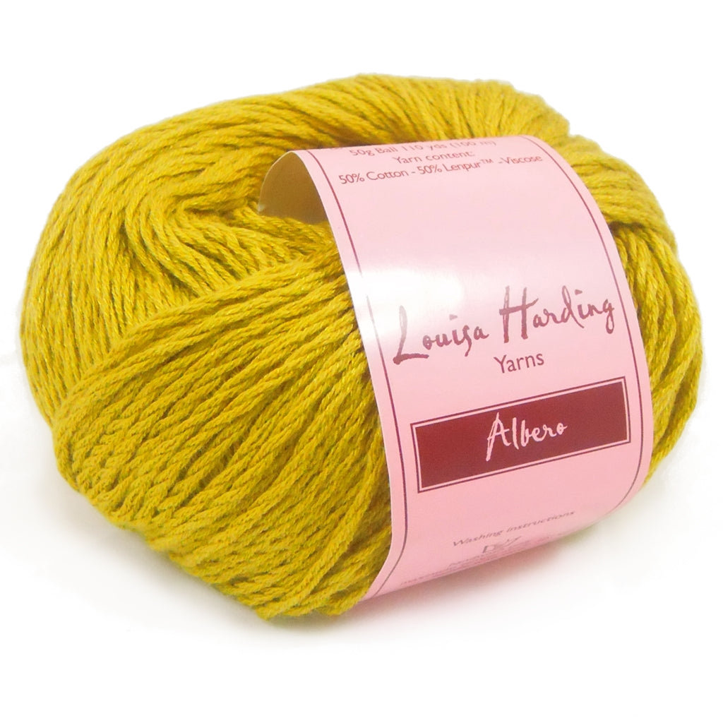 Louisa Harding Albero Yarn, Viscose & Cotton Yarn Worsted Weight Albero Cotton Yarn from Louisa Harding Yarn Designers Boutique