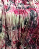 Hand Dyed Yarn Pink & Grey, Alpaca & Merino Wool, With Sparkly Bits | Yarn Designers Boutique Roses & Ashes, Hand Dyed Worsted Yarn with Sparkle Yarn Designers Boutique