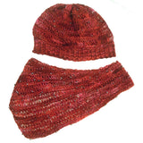 Loom Knitting Patterns | Beaded Hat and Cowl Matching Set Loom Knitting with Beads, Hat and Cowl Pattern Yarn Designers Boutique