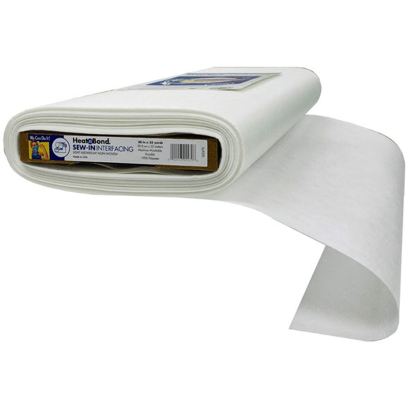Sew-In Interfacing | Heat n Bond NonWoven Interfacing for Masks Sew-In Non Woven Interfacing by Heat n Bond, Sold by the Yard Yarn Designers Boutique