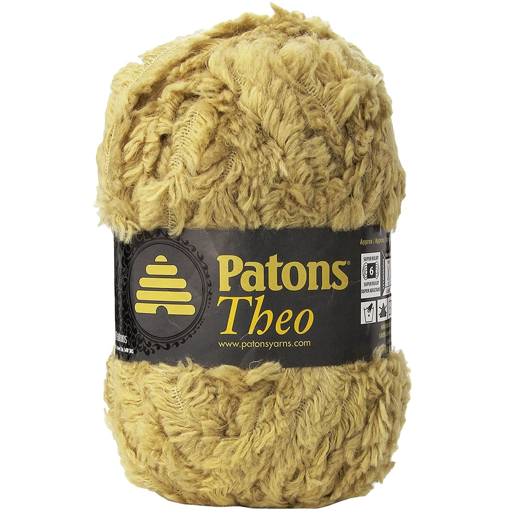 Theo Fur Yarn by Patons, Super Bulky Faux Fur Boa Yarn Theo Yarn by Patons Yarn Designers Boutique