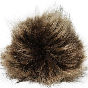 Fur Pom Pom | Furreal Pom by Knitting Fever, Removable & Swapable Furreal Removable Pom by KFI Yarn Designers Boutique