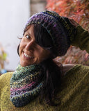 Loom Knitting Kit | Dropstitch Hat & Cowl with Yarn + Pattern Super Bulky Dropstitch Hat & Cowl Loom Knitting Kit Yarn Designers Boutique