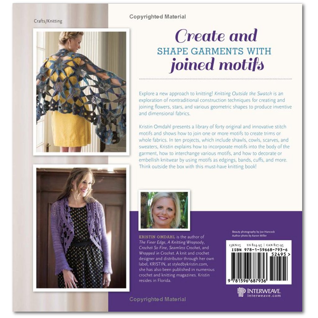 Knitting Patterns | Knitting Outside the Swatch: 40 Modern Motifs Knitting Outside the Swatch: 40 Modern Motifs by Kristin Omdahl Yarn Designers Boutique