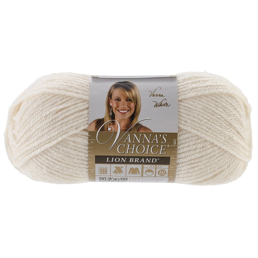 New 1 Skein Of 3 Oz Lion Brand Vanna's Choice Yarn In Color Silver