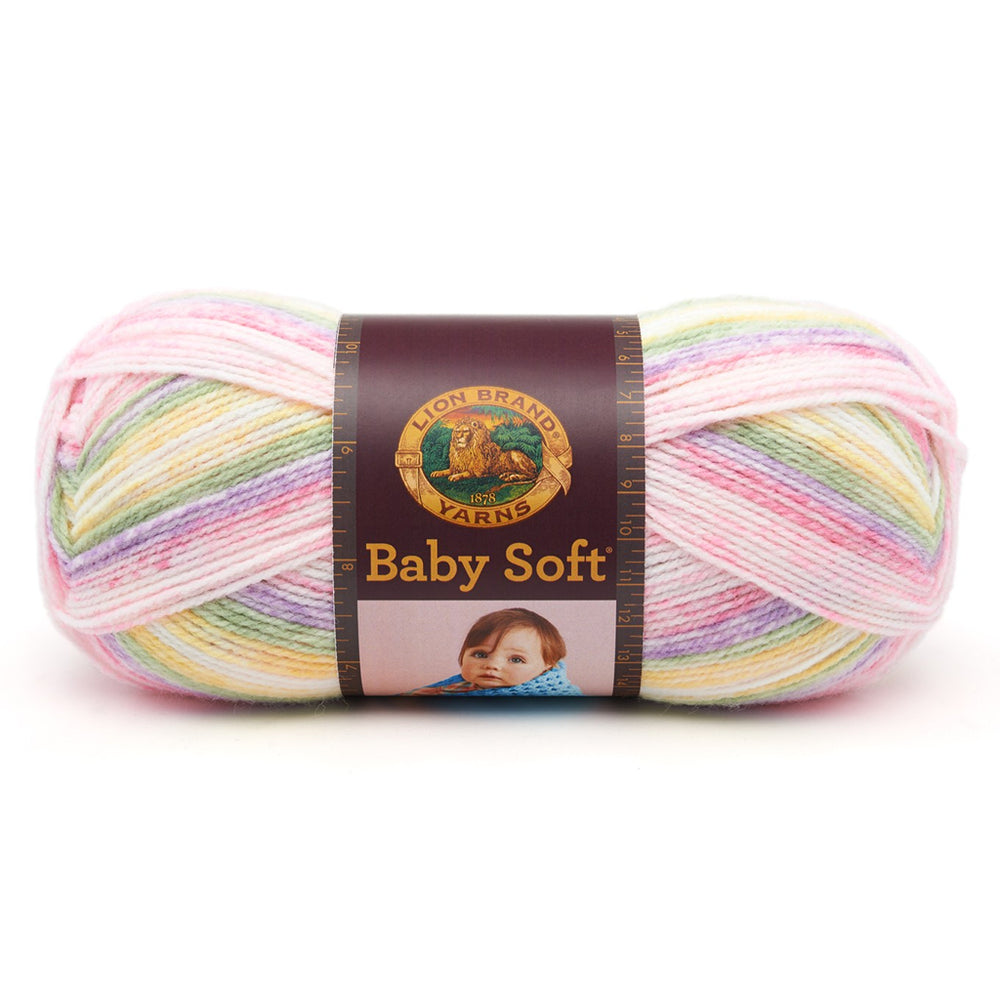 Lion Brand Yarn Baby Soft, Easy Care Lightweight Yarn for Baby Knits