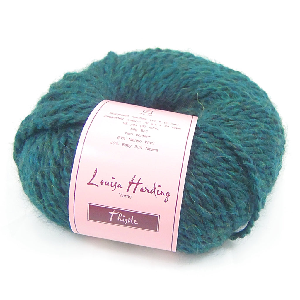 Louisa Harding Thistle Yarn, Merino Wool & Alpaca Worsted Weight Yarn Thistle Yarn by Louisa Harding Yarn Designers Boutique