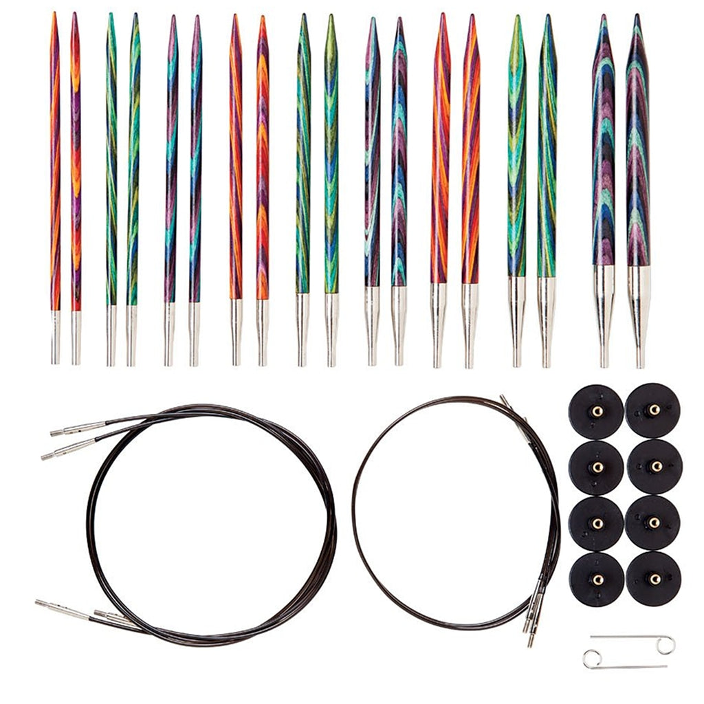Knit Picks Mosaic Options Short Interchangeable Needle Set – 90768 – Wood Circular Knitting Needles