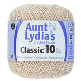 Crochet Thread, Aunt Lydia's Crochet Cotton Classic Size 10, Lace Yarn Aunt Lydias Crochet Thread, Classic Size 10 Lace Weight Yarn Designers Boutique