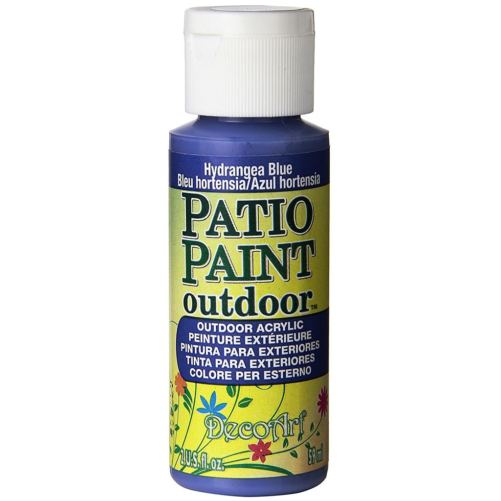 Decoart Patio Paint Hydrangea Blue 2 oz.
