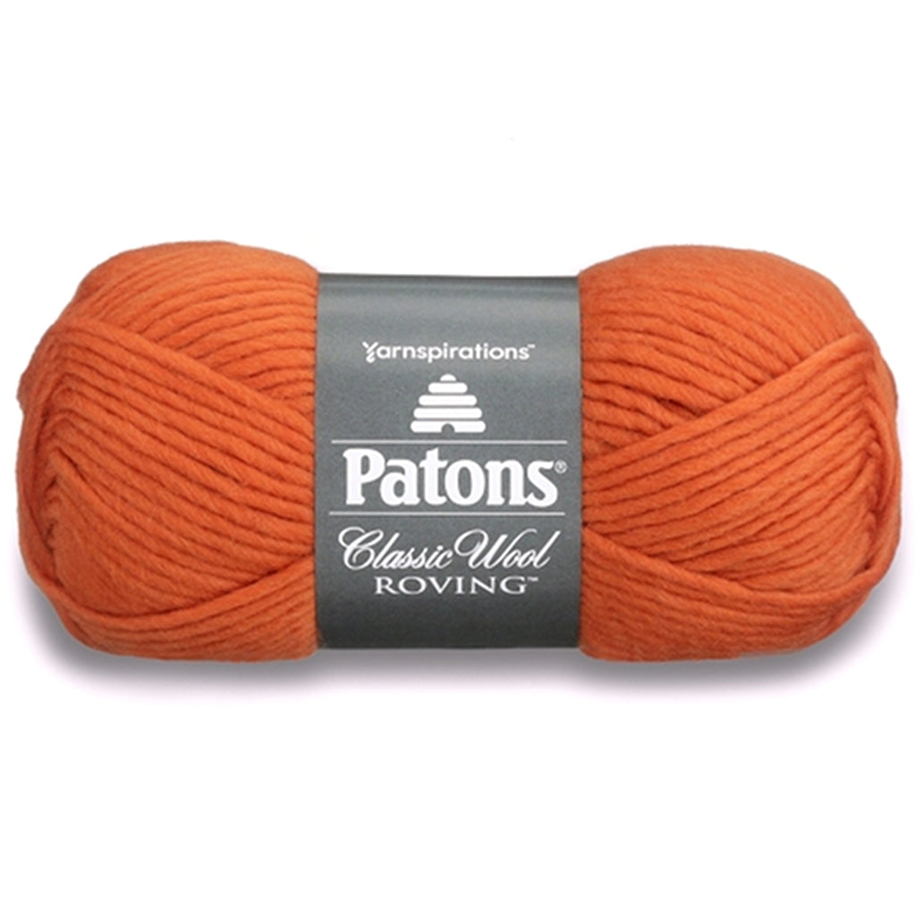 Patons Classic Wool Roving Yarn, Bulky 100% Wool Knitting Yarn Classic Wool Roving by Patons Yarn Designers Boutique
