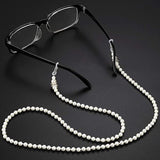 Glasses Chain | Pearl Adjustable Eyeglass Chain, Save on a 3 Pack Pearl Eyeglass Chains Yarn Designers Boutique