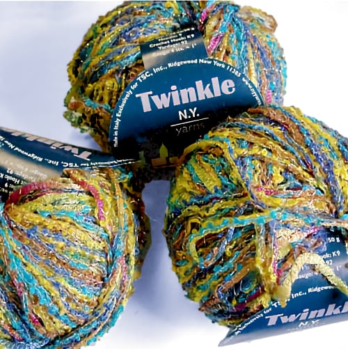 Novelty Ribbon Yarn  New York Yarns, Twinkle Yarn