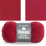 Patons Yarn, Kroy Sock, Easy-Care Machine Wash Knitting Yarn for Socks Kroy Sock Yarn from Patons Yarn Designers Boutique