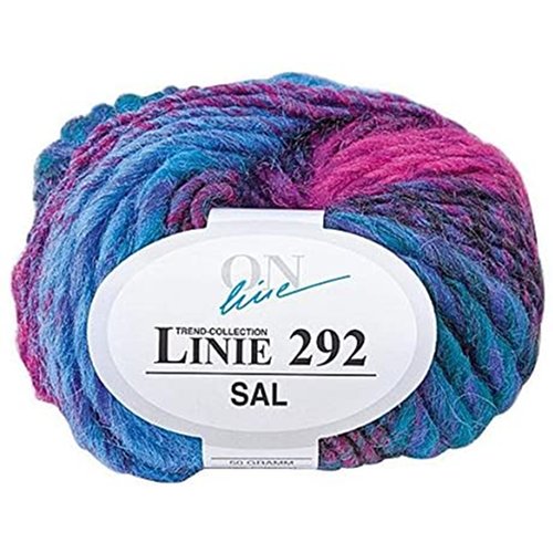 Sal-Linie 292 by Online Yarns & Knitting Fever, Super Bulky Wool Yarn Sal-Linie 292 by OnLine Yarns Yarn Designers Boutique
