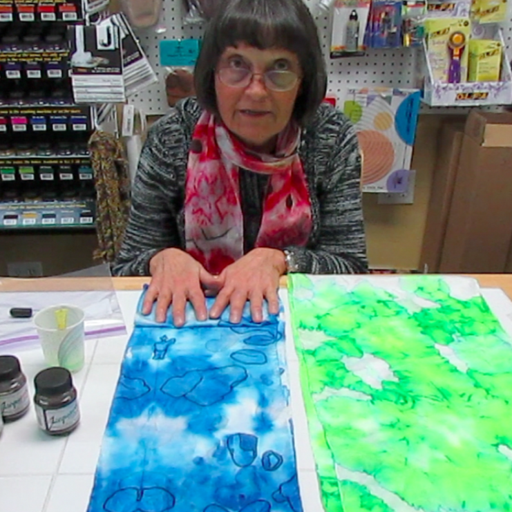 Paint Your Own Silk Scarf, Learn How to Dye Silk with Dye-Na-Flow Kit Silk Scarf Dyeing Kit with Dye-na-flow Yarn Designers Boutique