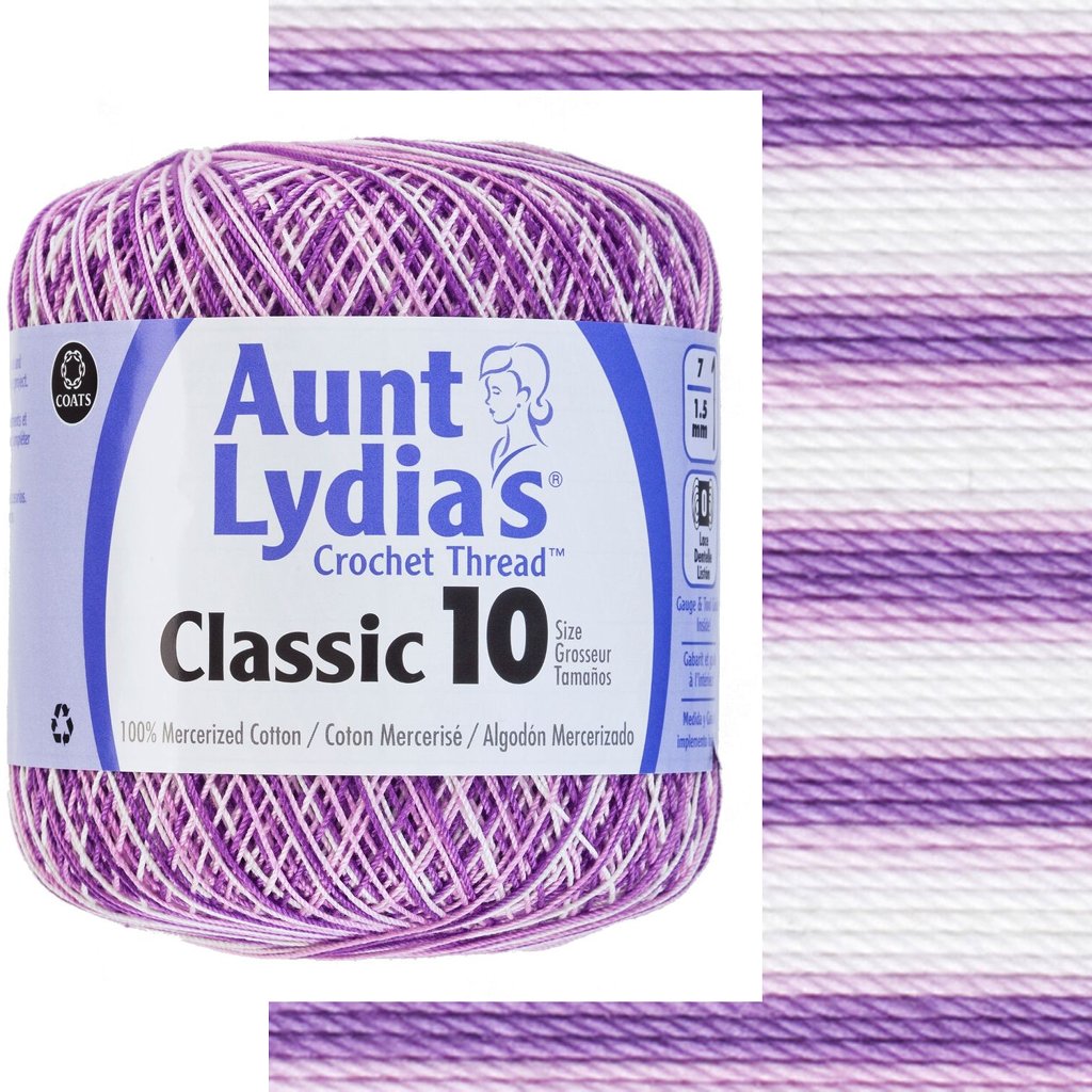 Aunt Lydia's Classic Crochet Thread Size 10 - Black