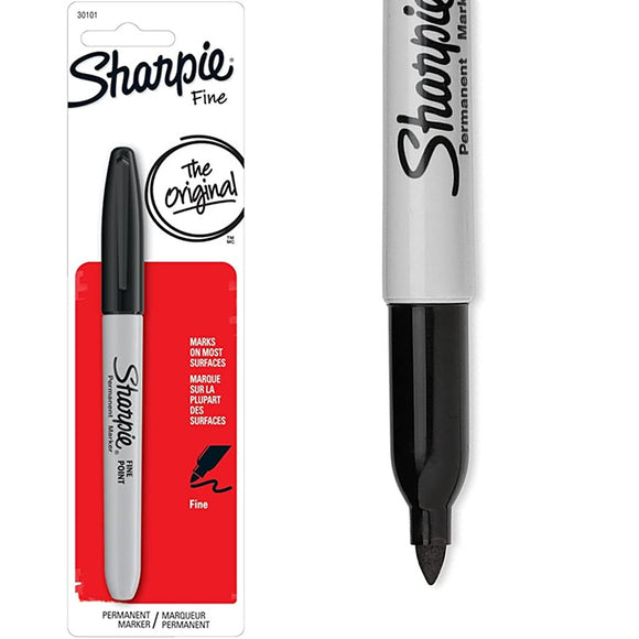 Sharpie Markers, Fine & Ultra Fine Tip, Permanent High Intensity Ink Sharpie Marker, Black Yarn Designers Boutique
