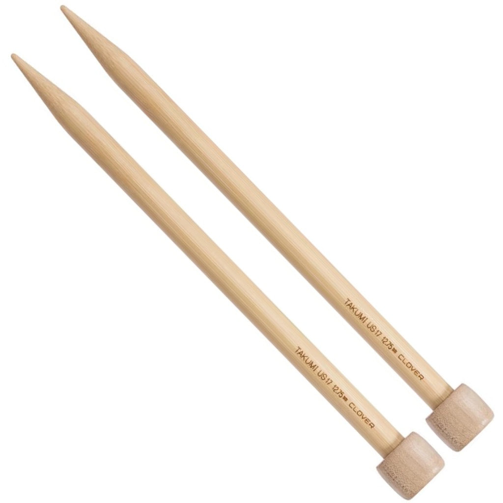 Size 8 US Bamboo Knitting Needles with Sheep Toppers - ewe and me yarns