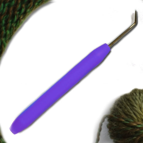 Hook Tool for Knitting Loom, Plastic Ergonomic Hook Tool, Large Handle
