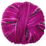 Super Bulky Yarn, Feza Yarns, Eva Metallic Chainette Yarn Eva from Feza Yarns Yarn Designers Boutique