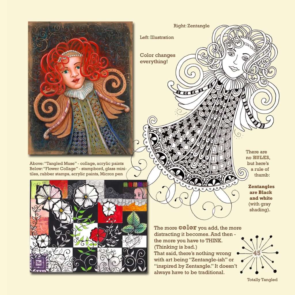 Totally Tangled: Zentangle & Beyond | Art Therapy to Focus Your Mind Totally Tangled: Zentangle and Beyond Yarn Designers Boutique