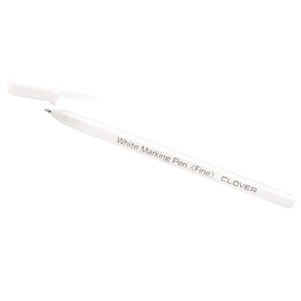 Fabric Pen | Clover White Marking Pen, Removable Like Fabric Pencil White Pattern Marking Pen Yarn Designers Boutique