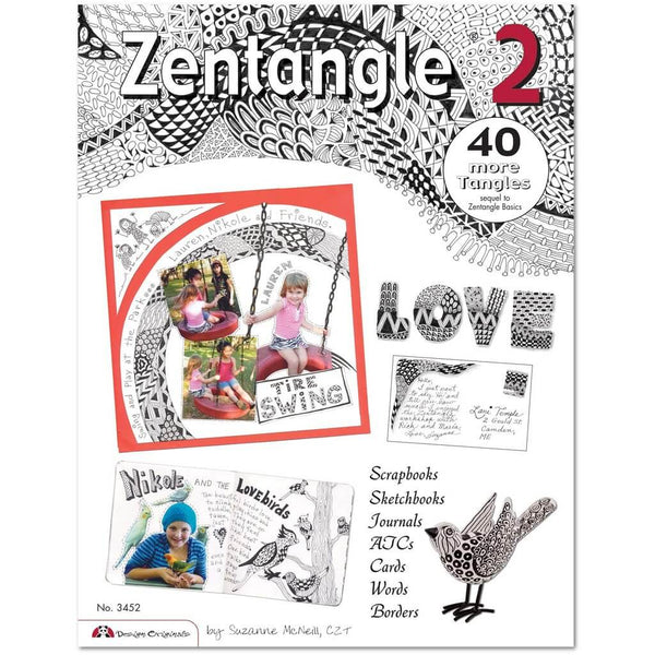 CraftyGoat's Notes: Review: Zentangle Basics and Zentangle 2 by Suzanne  McNeill