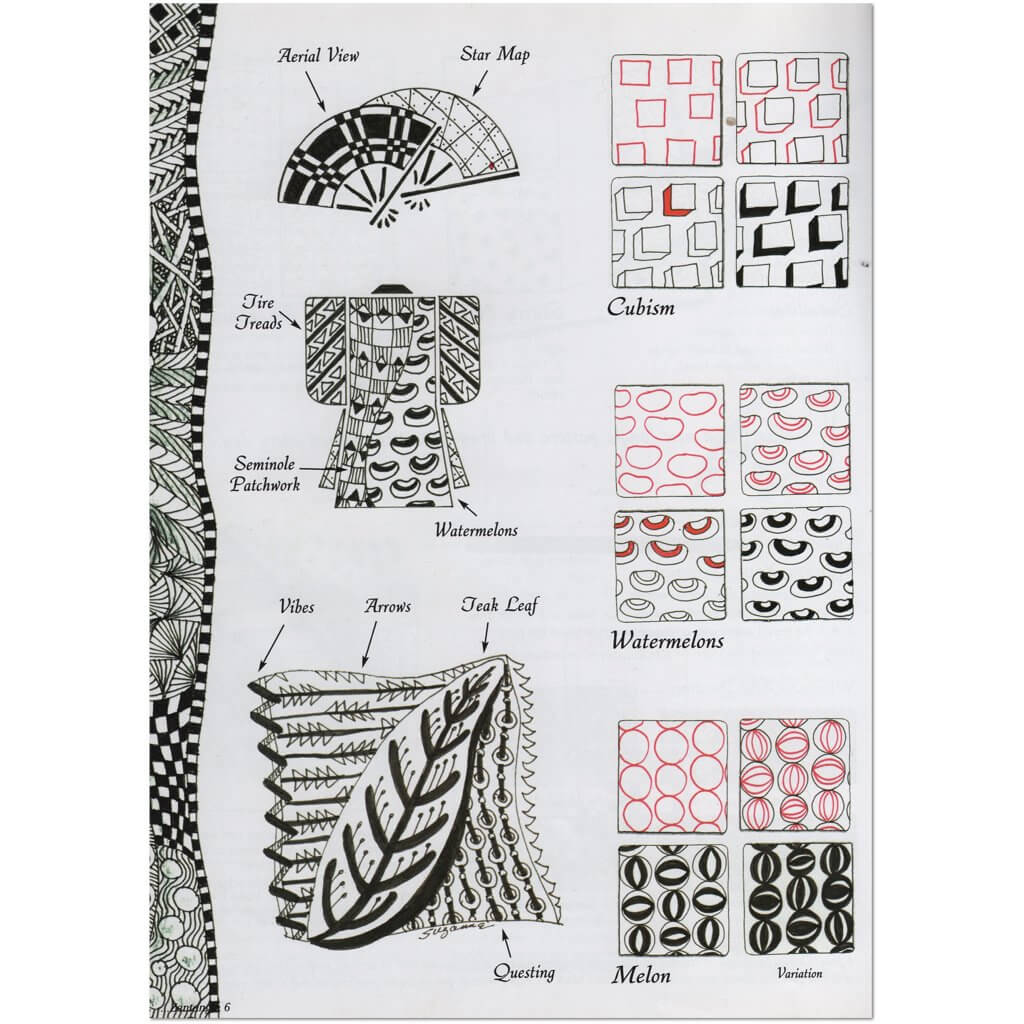 Zentangle 6: Terrific Stencils and Cards, A New Adventure in Zentangle Zentangle 6: Terrific Stencils and Cards Yarn Designers Boutique