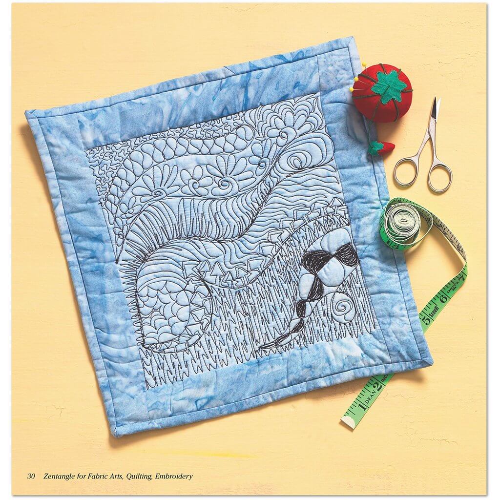 Zentangle: Fabric Arts, Quilting & Embroidery Zentangle: Fabric Arts, Quilting & Embroidery Yarn Designers Boutique
