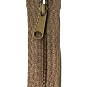 Zipper by Ziplon | 14" Closed Bottom, Medium Taupe, Sewing Supplies Zipper by Ziplon, 14" Closed Bottom, Medium Taupe Yarn Designers Boutique