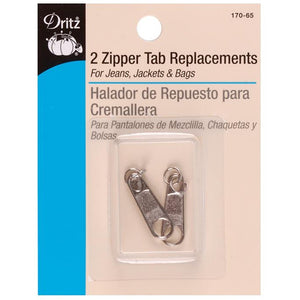 Zipper Pull | Replacement Zipper Tabs & Easy Attach Jump Rings, 2 Pack Zipper Tab Replacements Yarn Designers Boutique